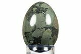 Polished Green Brecciated Dolomite Egg - Michigan #309102-1